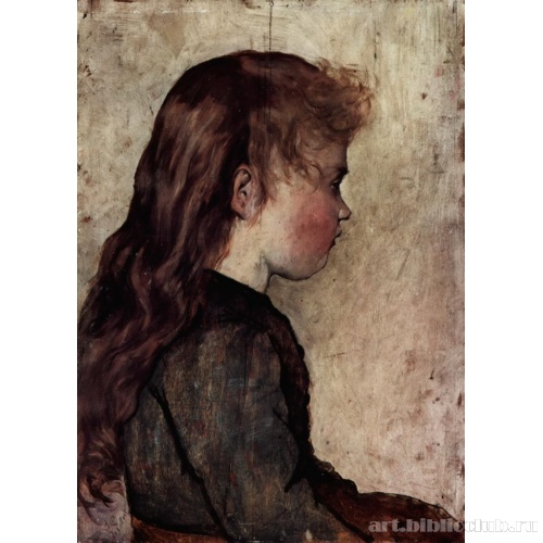 Портрет девочки в профиль