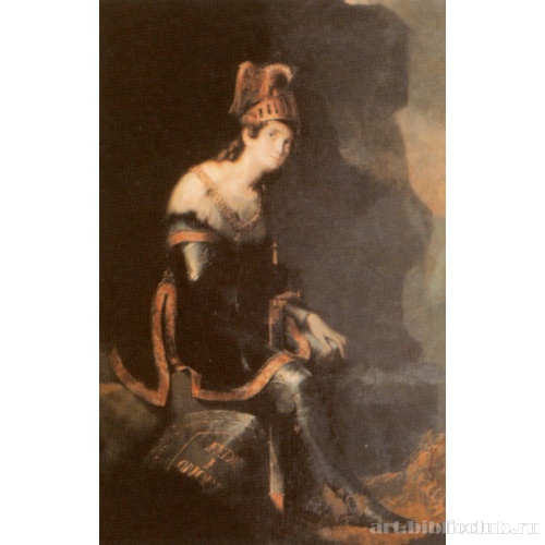 Портрет писательницы кн. Зинаиды Александровны Волконской в костюме Танкреда