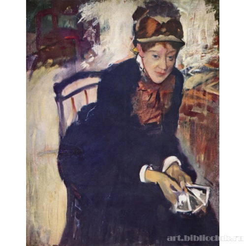 Портрет мисс Кассет с картами