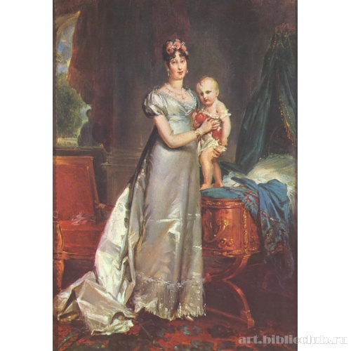 Портрет Марии Луизы с римским королем
