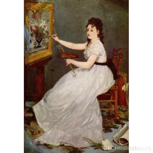 Ева Гонзалис в ателье Мане