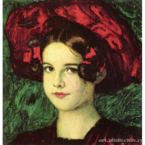 Мари в красной шляпе