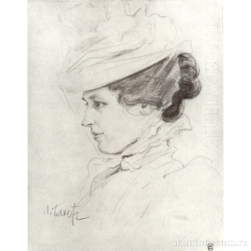 Портрет артистки Александринского театра Марии Гавриловны Савиной