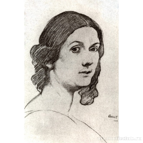 Портрет американской танцовщицы Айседоры Дункан