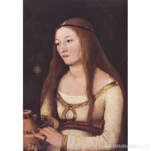 Портрет Катарины Шварц с атрибутами св. Екатерины