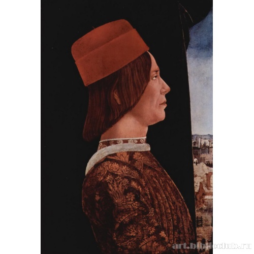 Портрет Джованни II Бентивольо. Диптих Бентивольо, фрагмент