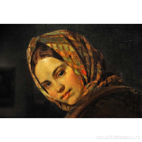 Девушка с коромыслом. Фрагмент