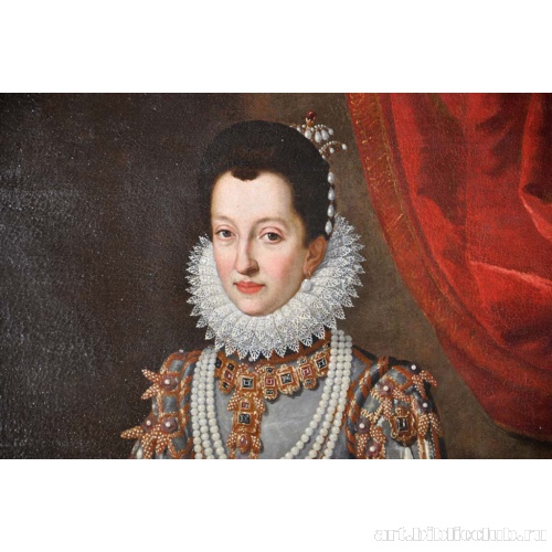 Портрет Кристины Лотарингской. Фрагмент