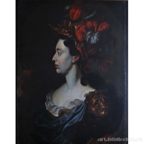 Анна Мария Луиза Медичи в образе Минервы