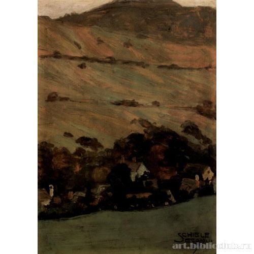 Дома у подножья горы