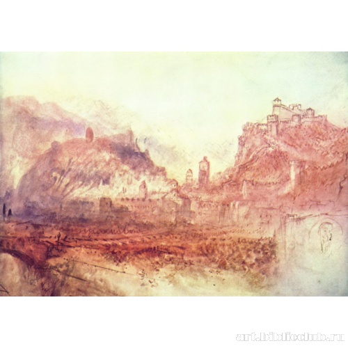 Вид на Беллинцону с юга