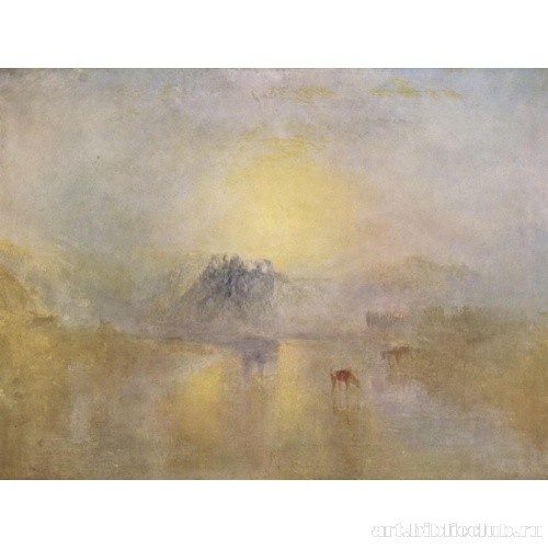 Замок Норхэм на рассвете