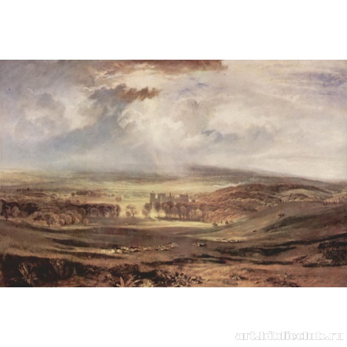 Вид на замок, резиденция герцога Дарлингтонского