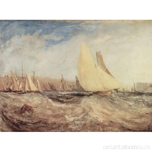 Регата, идущая против ветра