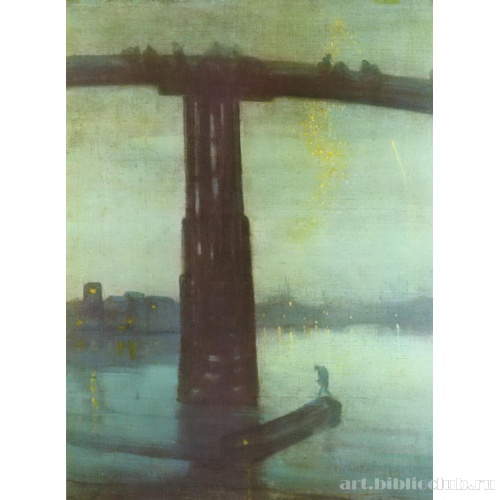 Ноктюрн в синем и золотом: Старый мост в Баттерси