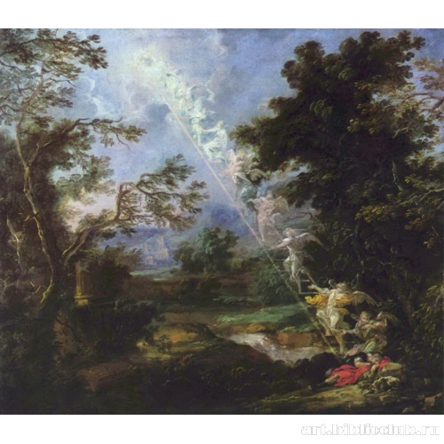 Пейзаж со сном Иакова: лестница ангелов