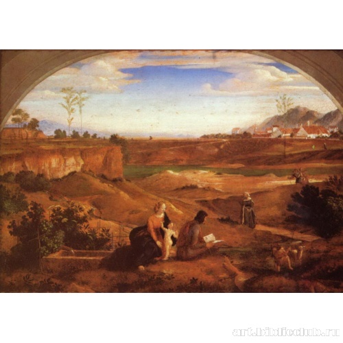 Пейзаж со св. Семейством и младенцем Иоанном