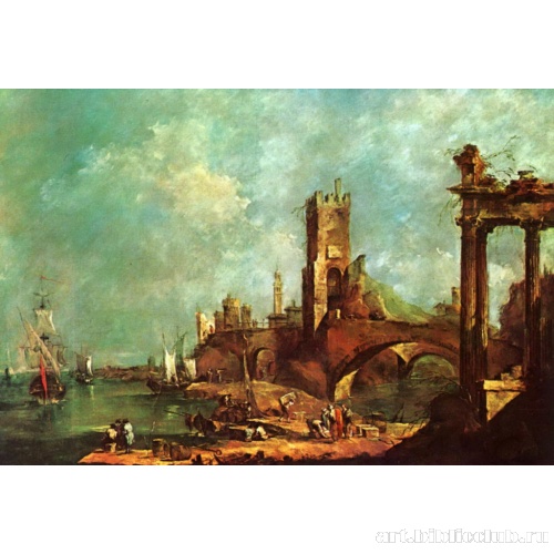 Каприччио: крытый проход перед городской крепостью