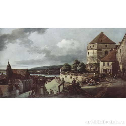 Вид Пирны со стороны крепости Зонненштайн