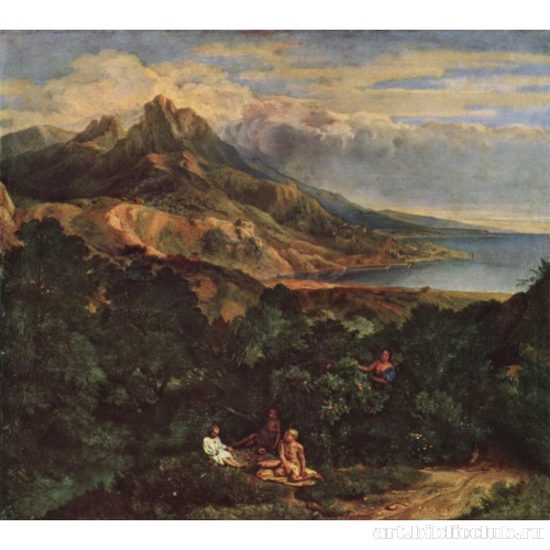 Итальянский прибрежный пейзаж