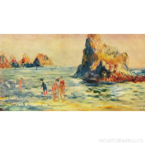Скалистые утесы в море