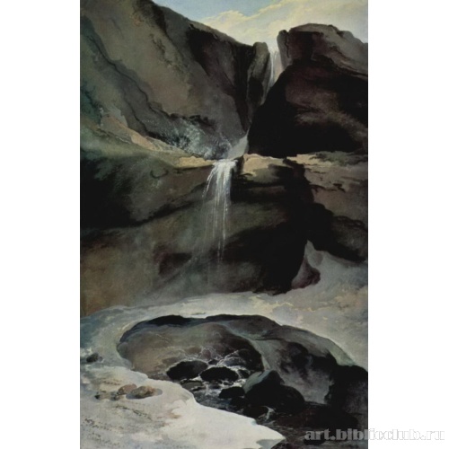 Водопад Гельтенбах зимой