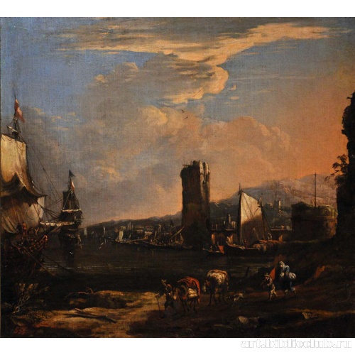 Порт с кораблями