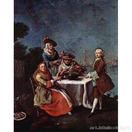 В плодовом саду близ устья реки