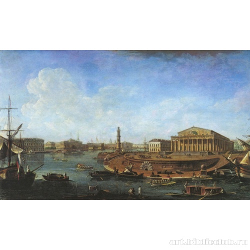 Вид на Биржу и Адмиралтейство от Петропавловской крепости