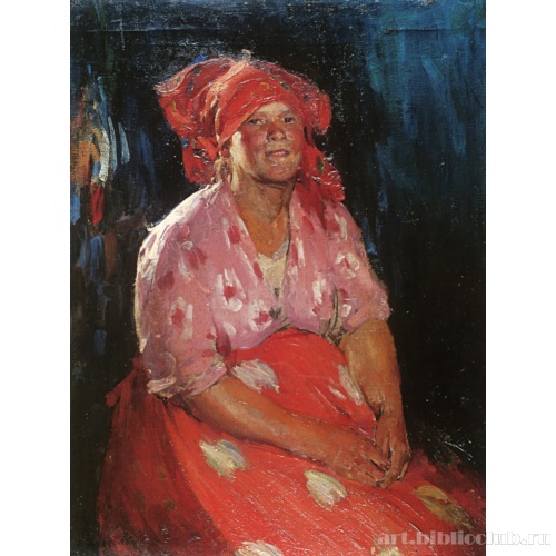 Крестьянка в розовом