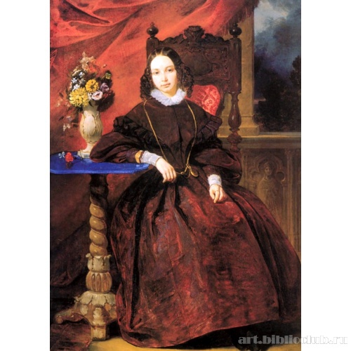 Портрет Ольги Владимировны Басиной, жены художника