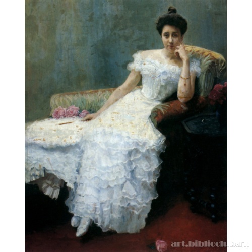 Дама с розами