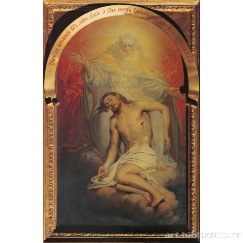 Бог Отец, созерцающий мертвого Христа. Эскиз