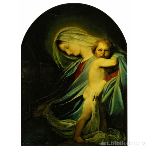 Богоматерь с Младенцем, отдыхающая на пути в Египет