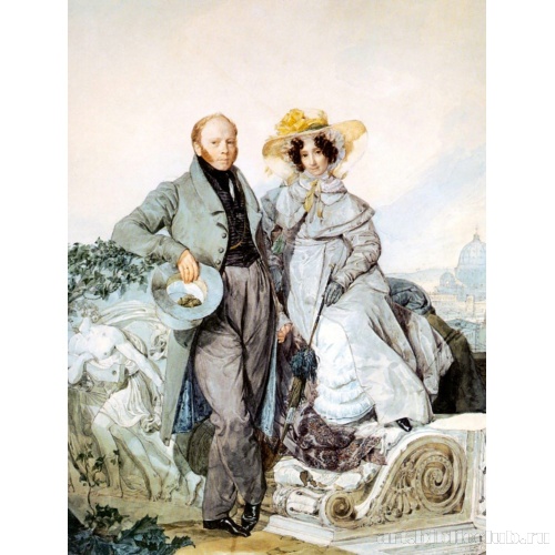 Портрет Григория и Варвары Олениных
