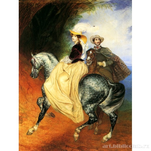 Всадники. Портрет Е. И. Мюссара и Э. Мюссар