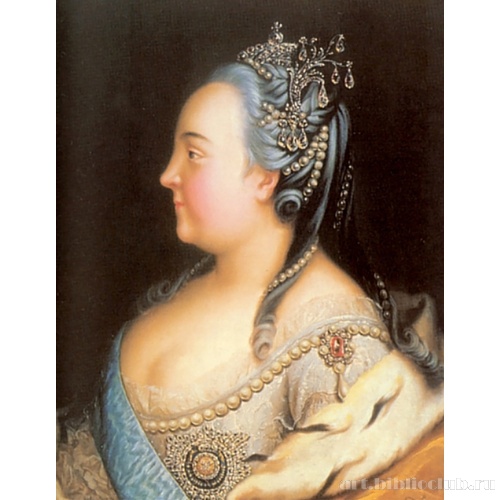 Портрет императрицы Елизаветы Петровны в жемчугах