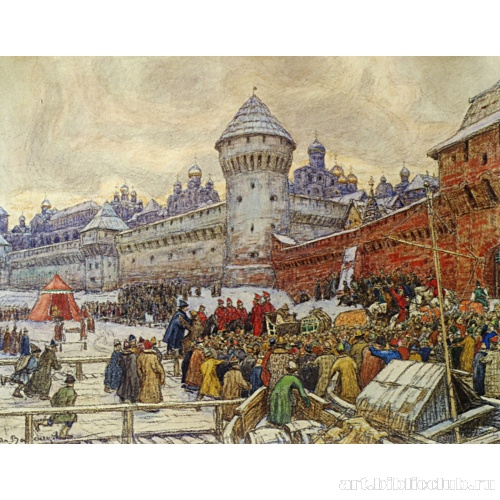 Старая Москва. Разъезд после кулачного боя