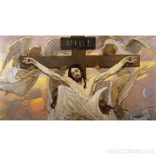 Распятый Иисус Христос (картон для росписи плафона главного нефа)