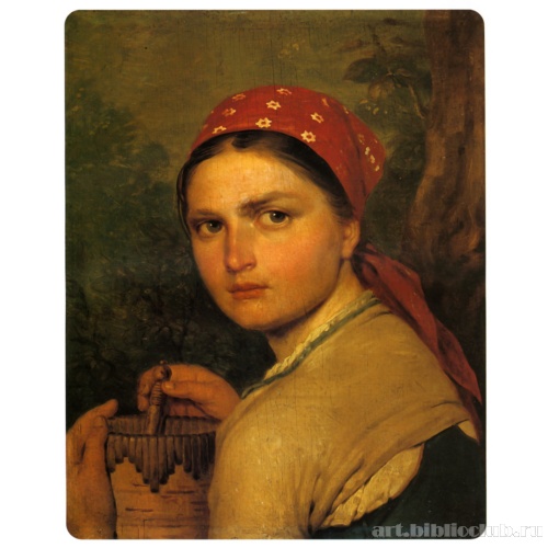 Девушка с бураком