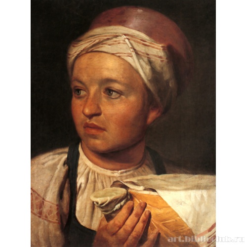 Девушка с крынкой молока