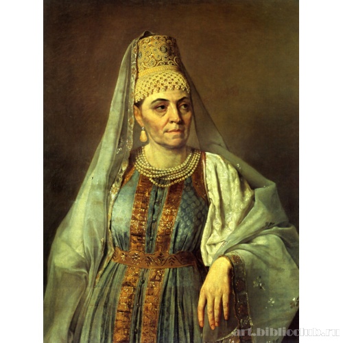 Портрет М. А. Венециановой в русском костюме