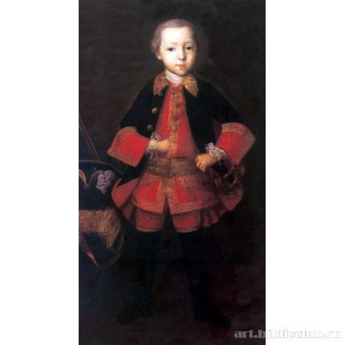 Портрет князя Федора Николаевича Голицына в детстве