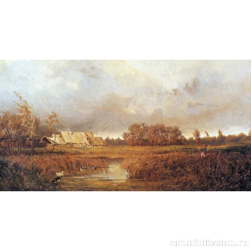 Болото осенью