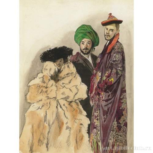 Восточные типы из путевого альбома