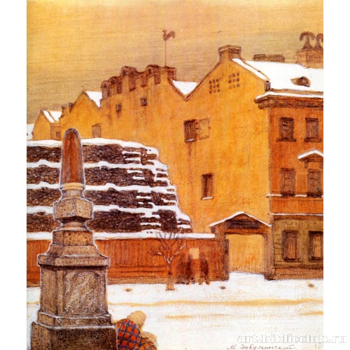 В ротах. Зима в городе