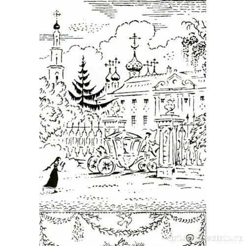 Иллюстрация к повести Н. С. Лескова «Тупейный художник»