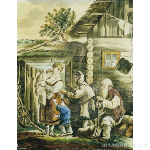 Деревенская семья