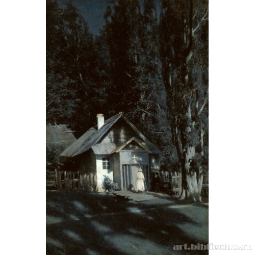 Скит в лунную ночь