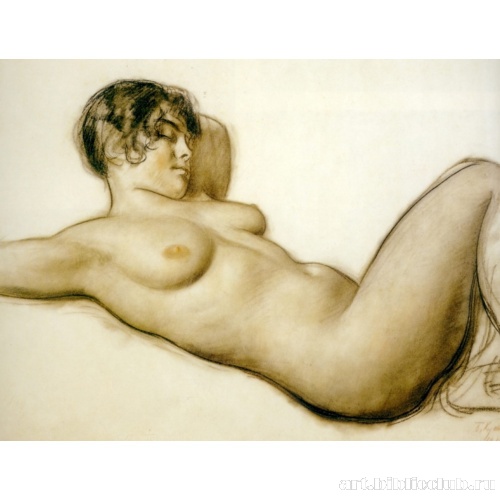 Лежащая натурщица